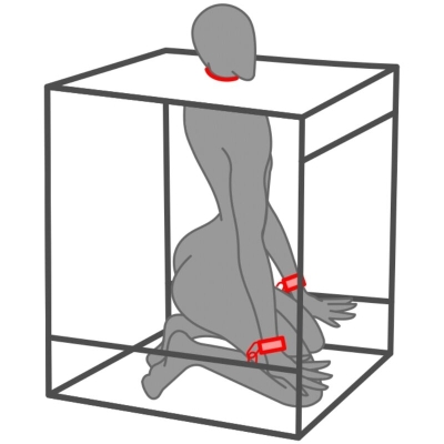 SECRET DOME – KINK CLUB CABINA BUKKAKE SCHWARZ & ROT