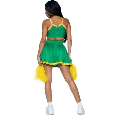 Kostüm Cheerleader Grün M/L – Leg Avenue