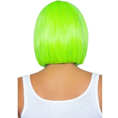 Fluorescent Bob Wig Neon Green – Leg Avenue
