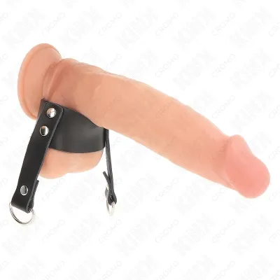 Penisring Mit "D" Förmigen Ringen 18,5 X 3,3cm – Kink