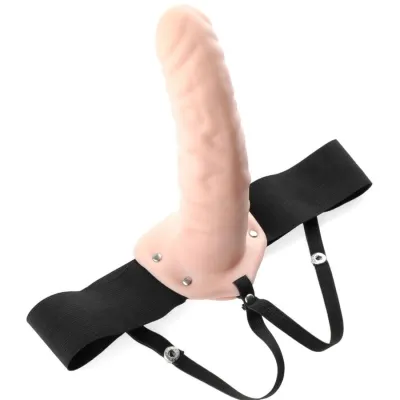 19cm Hollow Strap On Natural – Fetish Fantasy