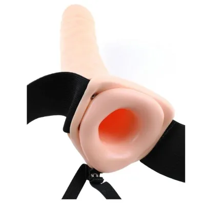 19cm Hollow Strap On Natural – Fetish Fantasy