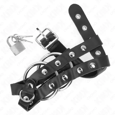 Adjustable penis cage with lock – Kink