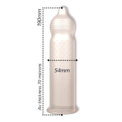 PASANTE - INTENSITY KONDOME MIT MEHREREN TEXTUREN IN BULK-PACKUNG 144 EINHEITEN