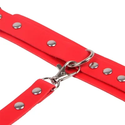 Handcuffs with Bondage Belt Red – Subblime