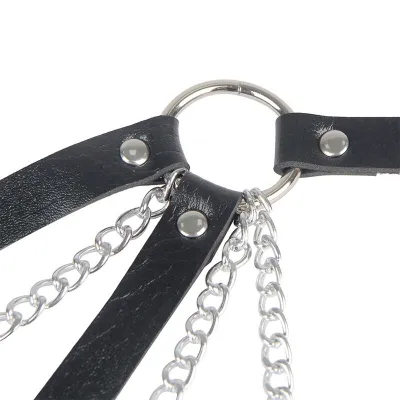 Punk Bondage Belt Metal Buckle Black – Subblime
