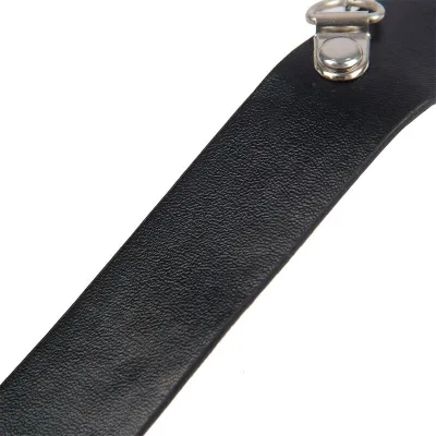 Bondage Lederriemen Brustklemmen Schwarz – Subblime