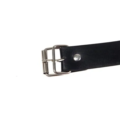 Bondage Lederriemen Brustklemmen Schwarz – Subblime