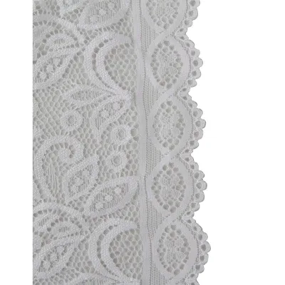 Spitzen-Bodysuit Weiss S/M – Subblime