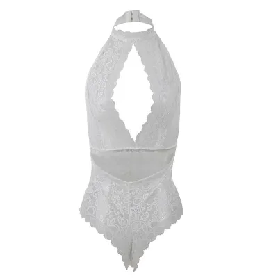 Spitzen-Bodysuit Weiss L/Xl – Subblime