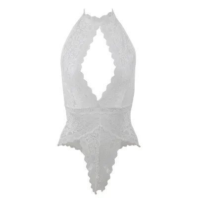 Spitzen-Bodysuit Weiss L/Xl – Subblime