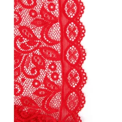 Bodysuit with Open Cups Red L/XL – Subblime