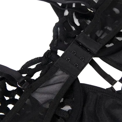 Sexy Lace Bodysuit Black S/M – Subblime