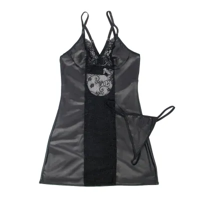 Body + Tanga Leder Schwarz L/Xl – Subblime