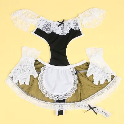 Sexy maid costume black/white L/Xl – Sublime