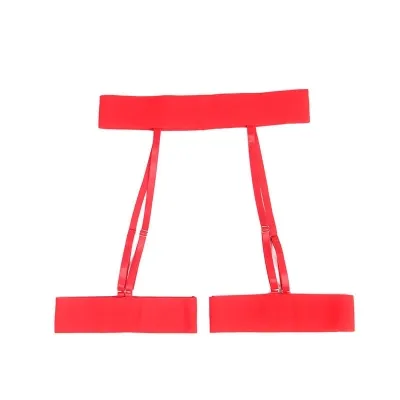 Bh + String + Strumpfgürtel Mit Herzdruck Rot L/Xl – Subblime