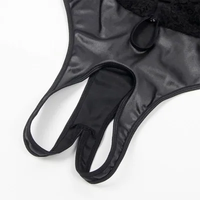 Sexy Body Mit Strumpfgürtel Schwarz S/M – Subblime
