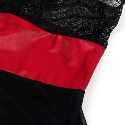 Bondage-Kleid Aus Spitze Schwarz S/M – Subblime