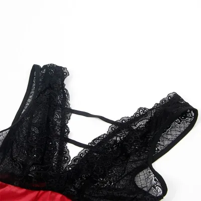 Bondage-Kleid Aus Spitze Schwarz S/M – Subblime
