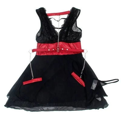 Black Lace Bondage Dress L/XL – Subblime