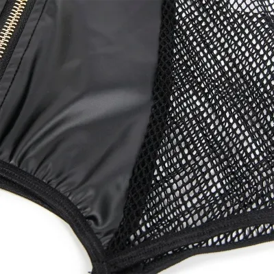 Sexy Mesh Dress Leather Black L/XL – Subblime