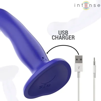 Shorty Vibrator Mit Saugnäpfen Blau Fernbedienung | Intense