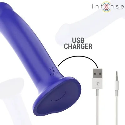 Victoria Vibrator Mit Saugnäpfen 10 Modi Dunkelblau | Intense