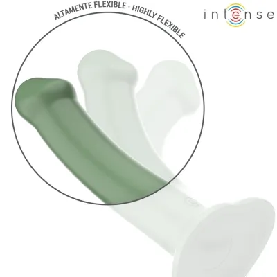 Becca Vibrator with Suction Cups, 10 Modes, Green, Remote Control | Intense