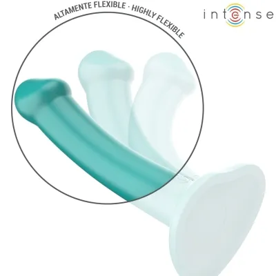 Katie Vibrator with Suction Cups, 10 Modes, Blue, Remote Control | Intense