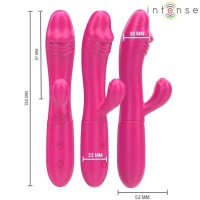 Ivy Vibrator 10 Modi Mit Stimulierender Zunge Rosa | Intense