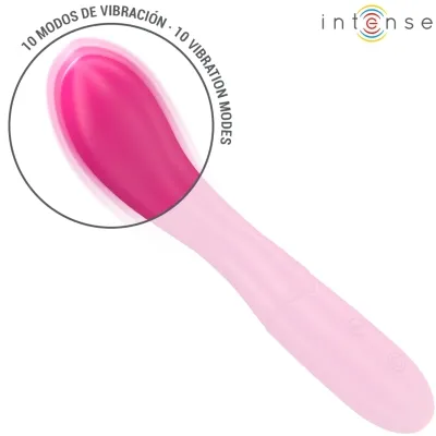 Lisette Vibrator 19cm Flexibel 10 Modi Rosa | Intense