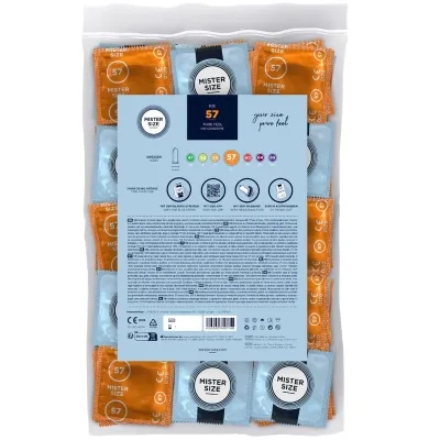 Kondom L 57 Mm (100 Einheiten) – Mister Size