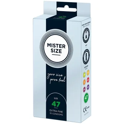 Condoms XS 47 mm (10 units) – Mister Size