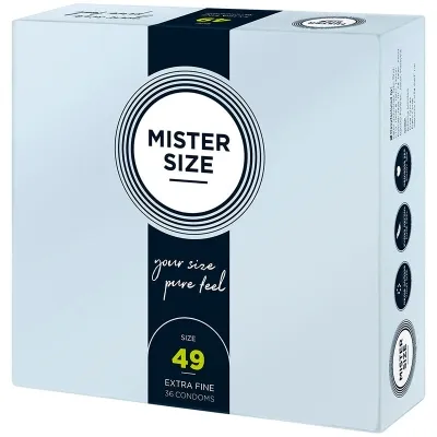Kondom S 49 Mm (36 Einheiten) – Mister Size
