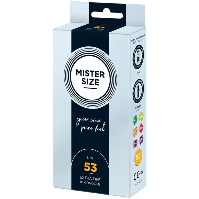 Condom M 53 mm (10 units) – Mister Size