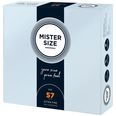 Condom L 57 mm (36 units) – Mister Size