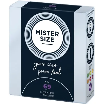 Condoms XXXL 69 mm (3 units) – Mister Size