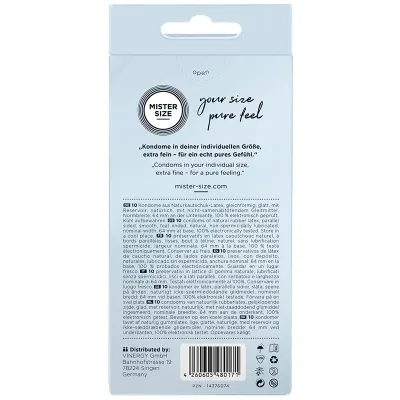Kondome Xxl 64 Mm (10 Einheiten) – Mister Size