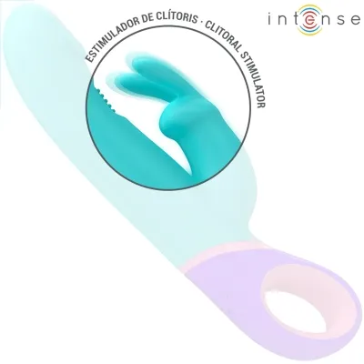 Monica Rabbit Vibrator Mit G-Spot-Stimulator Blau | Intense