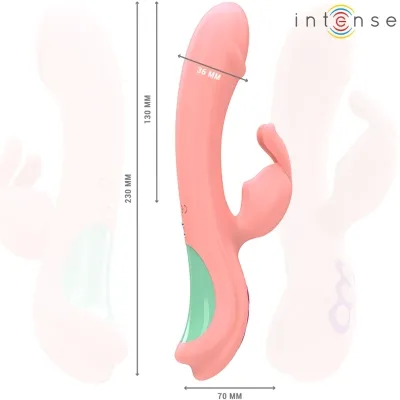 Rachel Rabbit Vibrator 5 Vibrationen Rosa | Intense