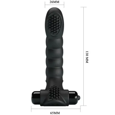 Alexander finger vibrator 10 modes black | Pretty Love