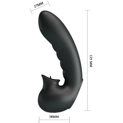 Hobgoblin Finger Vibrator 12 Modes + Clitoral Stimulation Black | Pretty Love