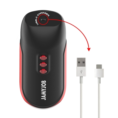 Blaze Automatischer Mundmasturbator 5 Saugband Vibrationsmodi  –  Jamyjob