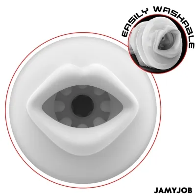 Blaze Automatischer Mundmasturbator 5 Saugband Vibrationsmodi – Jamyjob