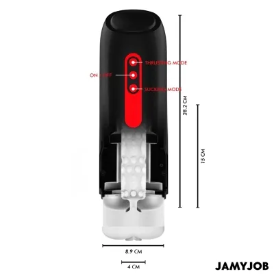 Phantom Automatic Vaginal Masturbator 5 Suction and Thrust Modes – Jamyjob