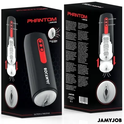 Phantom Automatic Vaginal Masturbator 5 Suction and Thrust Modes – Jamyjob