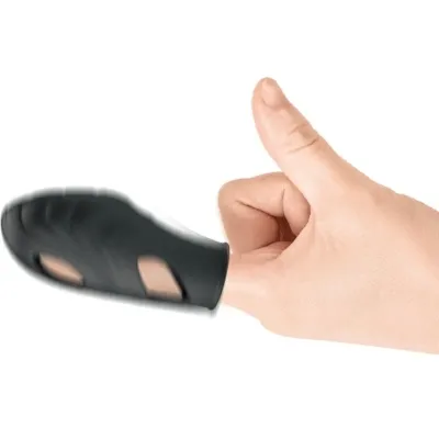 Lich Silicone Finger Vibrator Black | Pretty Love