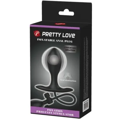 Aufblasbarer Analstecker Schwarz – Pretty Love