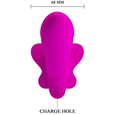 Valerie Double Strap-On Vibrator 12 Modes Purple | Pretty Love