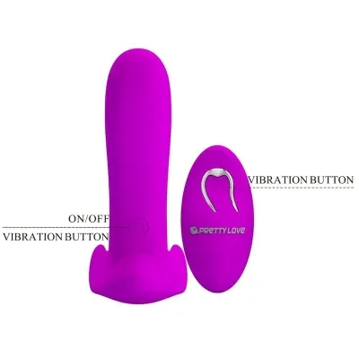 Massager & Vibrator 12 Modes Remote Control Purple | Pretty Love